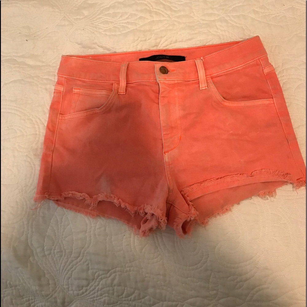 Neon orange Joe’s shorts